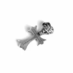 SMALL CROSS PENDANT WITH BAIL