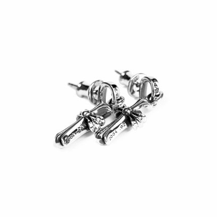 Chrome Hearts Cross Babyfat Drop Earrings