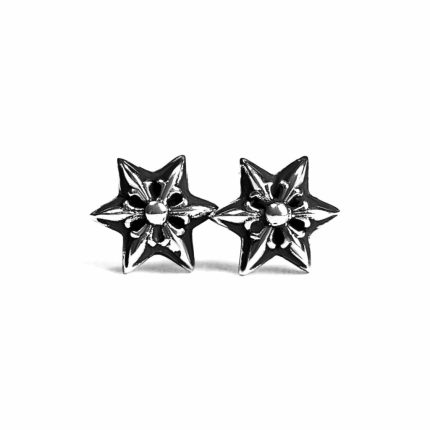 Chrome Hearts Cut Out Star Earrings