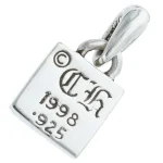 Chrome Hearts Silver Floral Charm Necklace