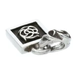 Chrome Hearts Silver Floral Charm Necklace