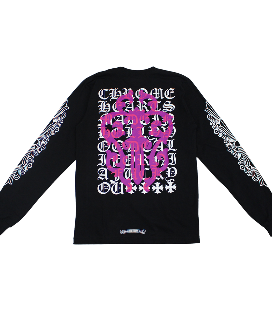 CH-Eye-Chart-Pink-Dagger-Long-Sleeve-T-Shirt CH Eye Chart Pink Dagger Long Sleeve T Shirt