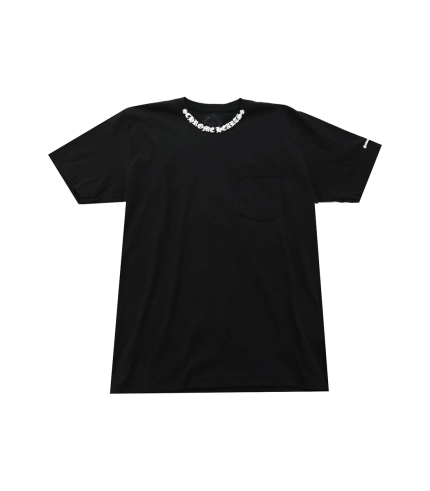 CH Neck Letters Short Sleeve T Shirt