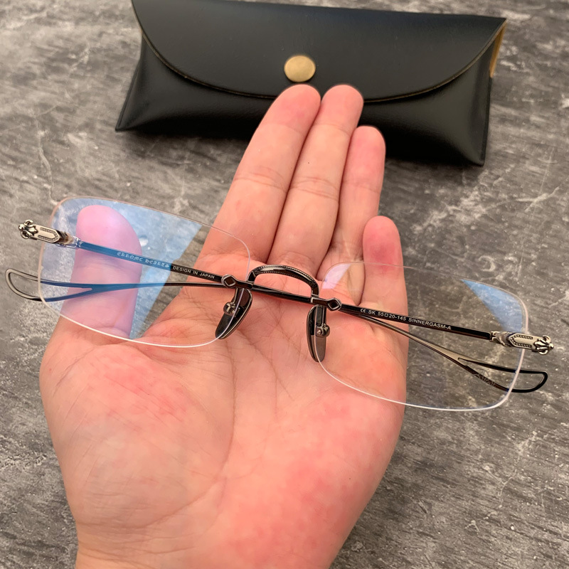 Chrome-Hearts-Black-Rimeless-Slim-Glasses Chrome Hearts Black Rimeless Slim Glasses