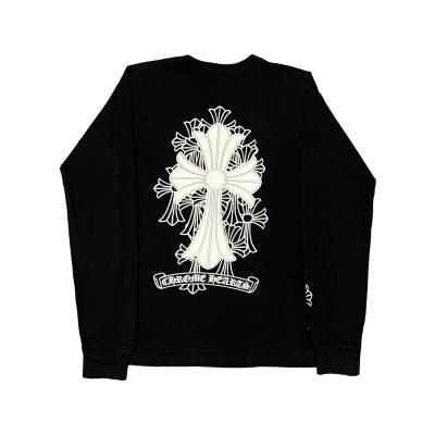 Chrome Hearts Cross Logo Long Sleeve T-Shirt