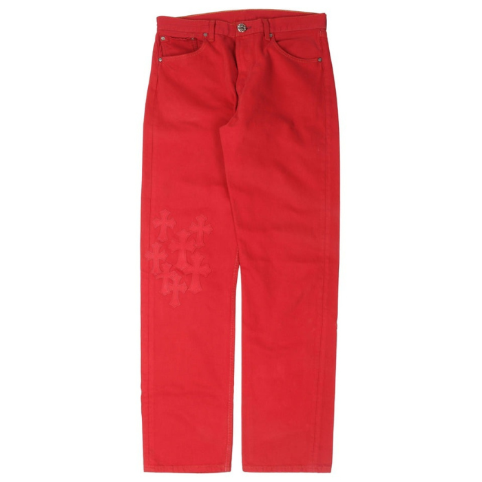 Chrome-Hearts-Levis-Cross-Patch-Jeans-1 Chrome Hearts Levi’s Cross Patch Jeans