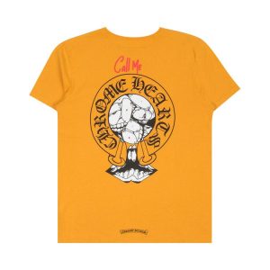 Chrome-Hearts-Matty-Box-Call-Me-T-Shirt-Yellow-300x300 Yellow Chrome Heart Shirt