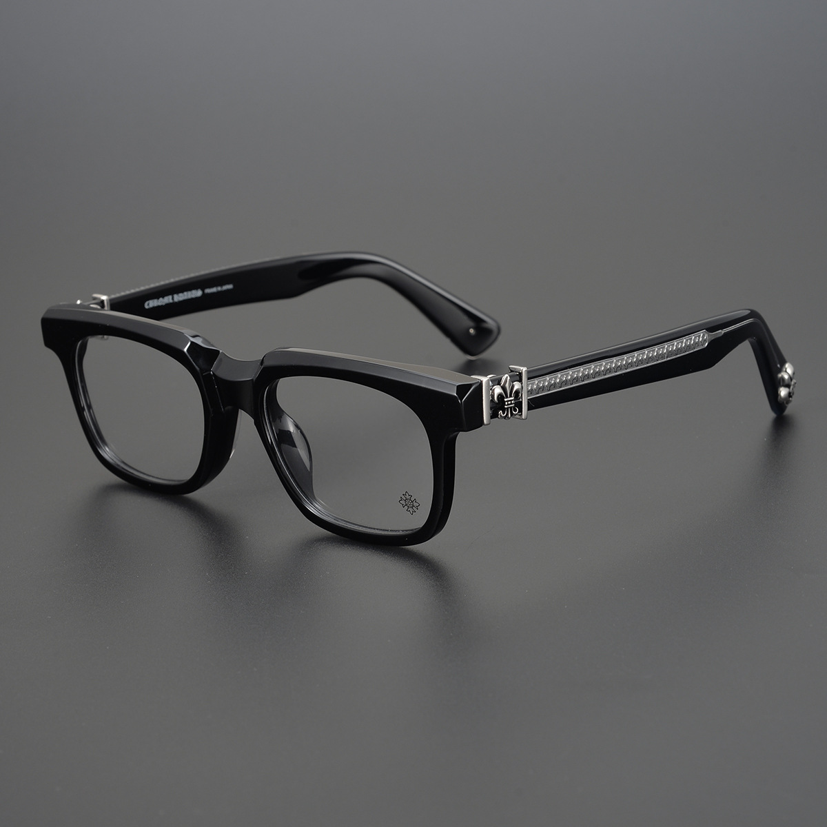 Chrome-Hearts-Silver-Black-Glasses Chrome Hearts Silver Black Glasses