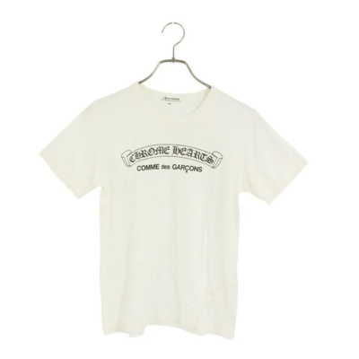 Chrome Hearts X Comme Des Garcons White Shirt