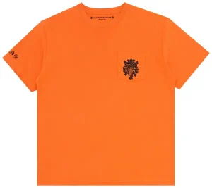 Chrome Hearts Vine Dagger T-shirt Orange & Black